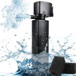 Powerful Submersible Aquarium Filter for Large Tanks