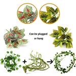Artificial Hanging Plant Vines for Reptile Terrariums