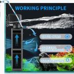 Powerful Submersible Aquarium Filter for Large Tanks