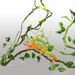 Artificial Hanging Plant Vines for Reptile Terrariums
