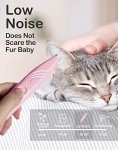 Silent Wireless Pet Clipper for Paws and Face
