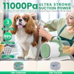 Dog Grooming Vacuum with 7 Grooming Tools