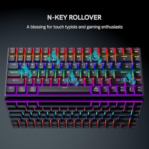 SABLUTE Low Profile Mechanical Gaming Keyboard