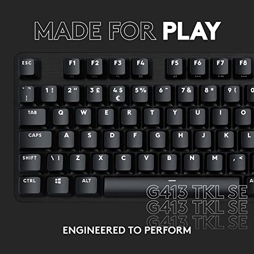 Logitech G413 TKL SE Compact Backlit Mechanical Keyboard