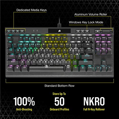 CORSAIR K70 RGB TKL Tenkeyless Gaming Keyboard