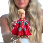 Trump Dog Bobblehead: Republican Superhero 2024 Parody