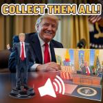 Talking Donald Bobblehead with Presidential Quotes