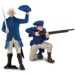 Mini Revolutionary War Toy Figures - Continental Army Set