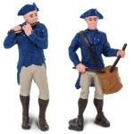 Mini Revolutionary War Toy Figures - Continental Army Set