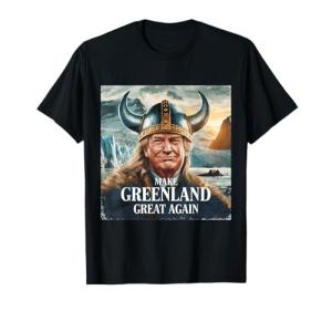 Greenland Make Great Again Funny Map Tee