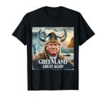Greenland Make Great Again Funny Map Tee