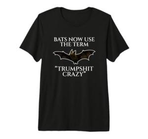 Funny Trump Bat Parody Political Satire T-Shirt