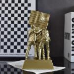 Trump Gold Statue: Fun Political Desk Ornament