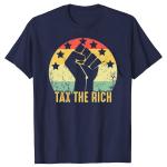 Tax The Rich Vintage Anti-Capitalist Graphic Tee