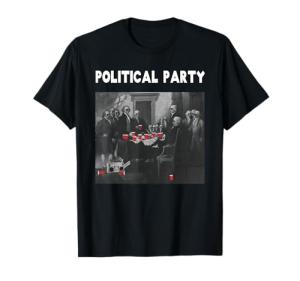 Founding Fathers Beer Lovers Political Satire T-Shirt