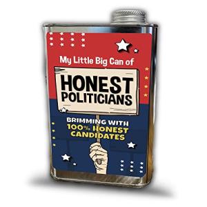 Honest Politicians Funny Gag Gift Tin Container
