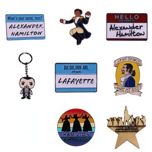 Alexander Hamilton Enamel Pin - Political Satire Badge