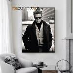 Funny Black and White Political Icons Art Poster