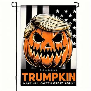 Trumpkin Halloween Flag - Make Halloween Great Again!