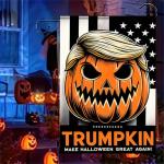 Trumpkin Halloween Flag - Make Halloween Great Again!