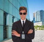 Secret Service Costume Set with Sunglasses and Earpiece