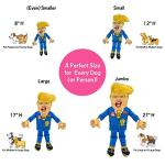 Donald Trump Dog Chew Toy with Squeaker