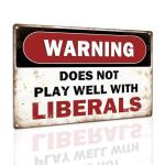 Funny Republican Metal Tin Sign for Man Cave