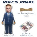 Elon Musk Voodoo Doll: You're Fired! Pin Holder