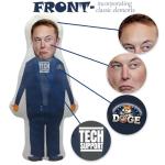 Elon Musk Voodoo Doll: You're Fired! Pin Holder