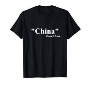 Trump vs. China: Hilarious Political Satire Shirt