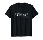 Trump vs. China: Hilarious Political Satire Shirt