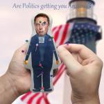 Elon Musk Voodoo Doll: You're Fired! Pin Holder