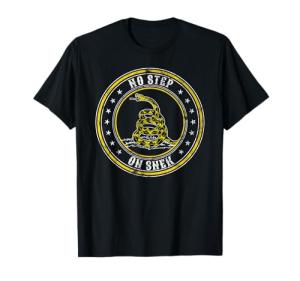 No Step on Snek Gadsden Flag Parody Tee