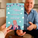 Make Fatherhood Great Again Funny Card