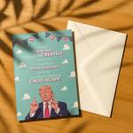 Make Fatherhood Great Again Funny Card