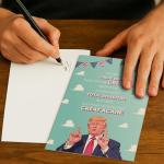 Make Fatherhood Great Again Funny Card