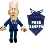 Biden Bite Political Dog Toy and Bandana Set