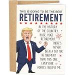 Hilarious Donald Retirement Card for Coworkers