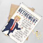 Hilarious Donald Retirement Card for Coworkers