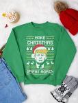 Make Christmas Great Again Sweatshirt - Trump Style
