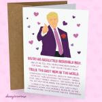 Sleazy Greetings Trump Mother's Day Card