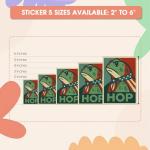 HOP Frog Parody Stickers – Set of 5
