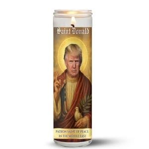Saint Donald Trump Prayer Candle – Peaceful Political Joke