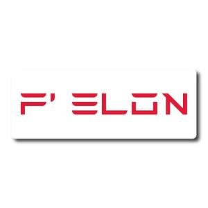 Funny Elon Musk Car Magnet - Political Parody