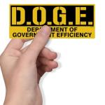 D.O.G.E. Sticker - Hilarious Elon Musk Parody Decal