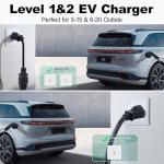 Portable EV Charger with 20FT Cable and Adapters
