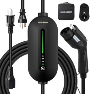 Portable Level 1 & 2 EV Charger with 25FT Cable