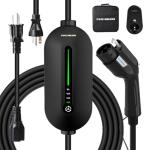 Portable Level 1 & 2 EV Charger with 25FT Cable