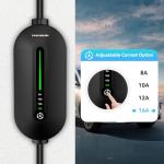 Portable Level 1 & 2 EV Charger with 25FT Cable