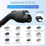 Portable 16Amp Level 1&2 EV Charger for Home-Travel